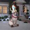 7.5' Gemmy Airblown Inflatable Disney's Frozen Olaf Sitting On Sven Scene 882549